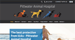 Desktop Screenshot of pittwateranimalhospital.com.au